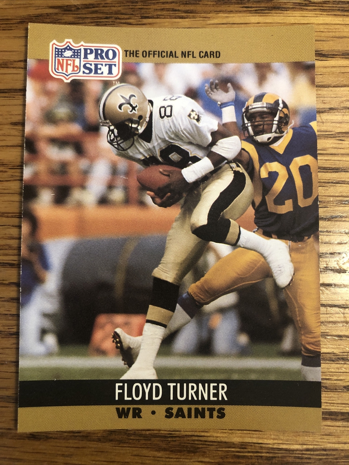 Floyd Turner 1990 Pro Set Saints #590  *B564*