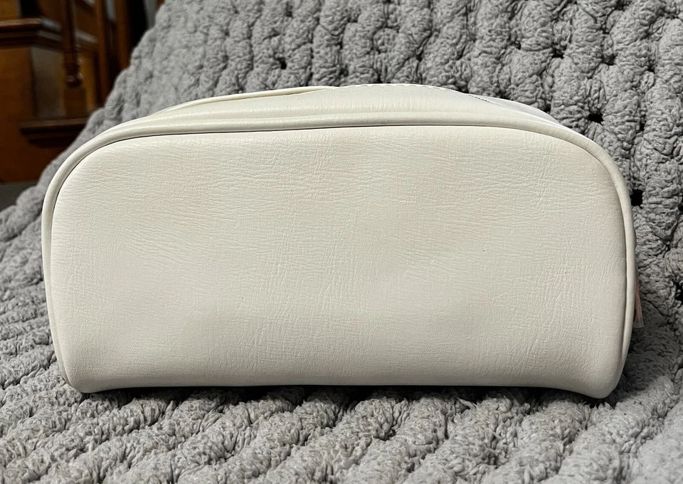 Elegante estuche de viaje maquillaje cosmético sujetador blanco Foto 2 de 4