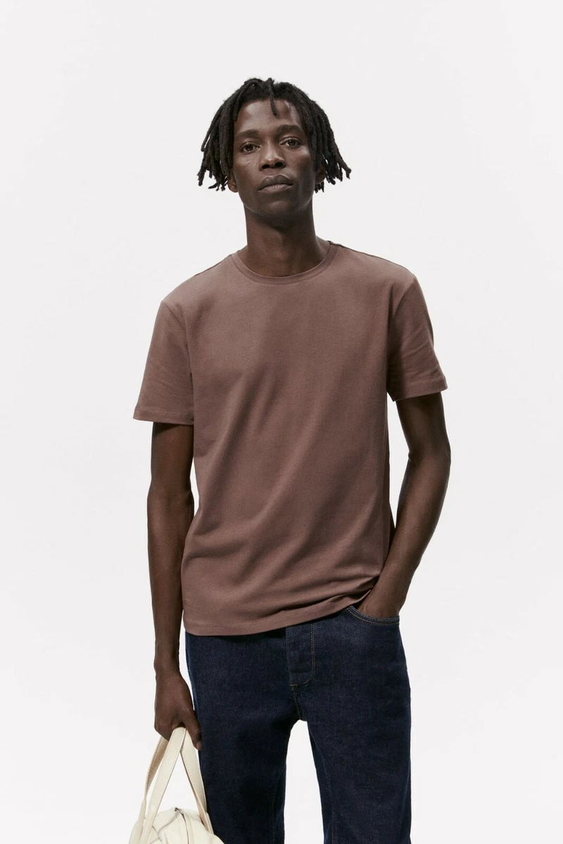 t shirt zara basic