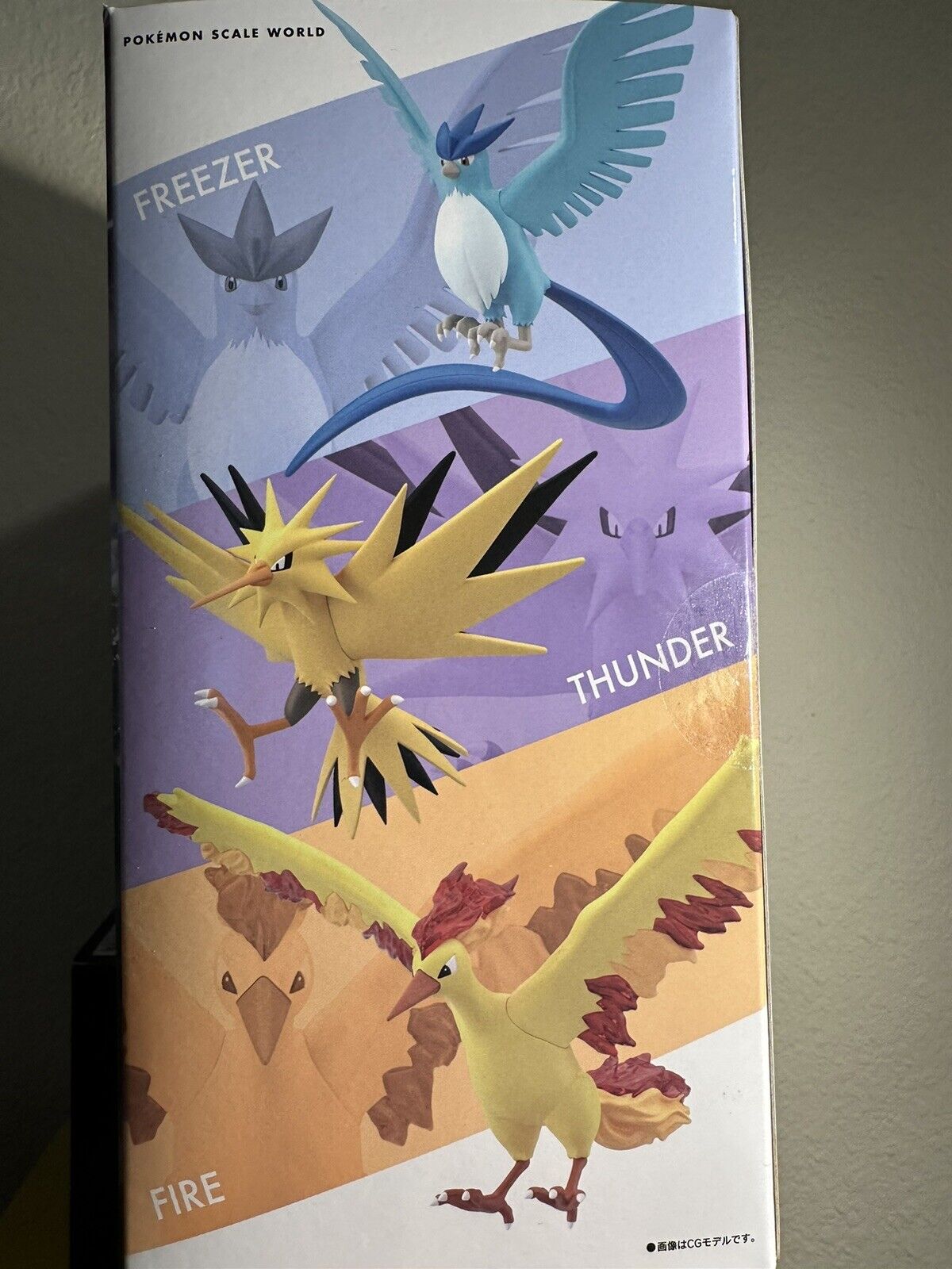 BANDAI POKEMON SCALE WORLD Kanto edition Articuno Zapdos Moltres 1/20  Figure