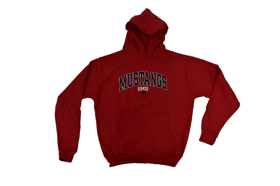 Old Varsity Brand Youth Boys SMU Southern Methodist Mustangs Hoodie NWT S-XL - Image 4 of 4