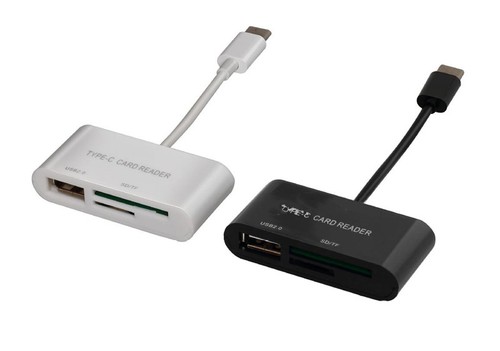 Micro SD TF USB Android Type C Card Reader For Samsung Huawei LG OTG Phone PC - 第 1/10 張圖片