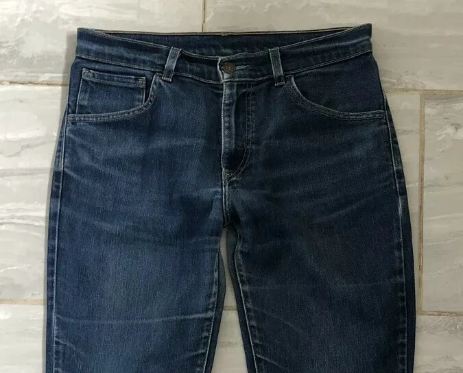 LEVIS 595 Jeans Square Cut Straight Fit Womens W 31 L 27 Blue Denim No 595 - Image 4 of 4