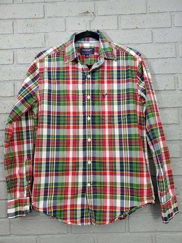 American Eagle Flannel Plaid Multicolor 