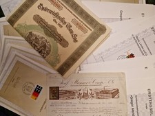 Baulos 1925, Manner Schnitten Rechnung von 1924, 64 Ersttagsblätter