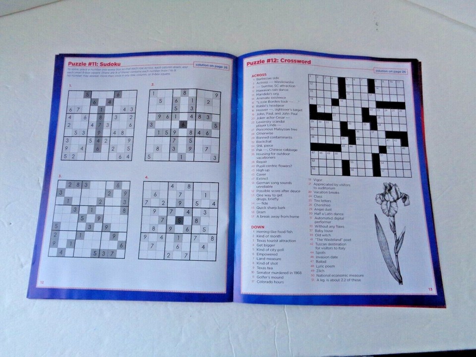 VARIETY PUZZLE VOLUME 2 CROSSWORDS, SUDOKU, TRIVIA, MAZES, WORD