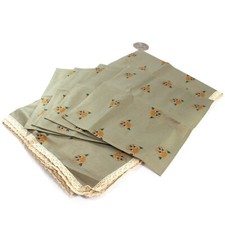 Black Ginger Red Panda Animal Rectangular Tablecloth 180x140cm + 4 Cloth Napkins