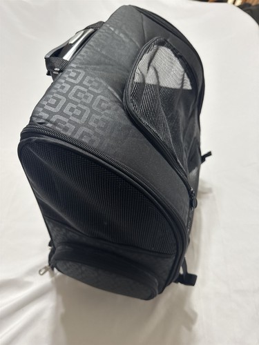 Gen7Pets Dog Carrier - Small Black Roller Bag Travel Pet Carrier Backpack - Picture 7 of 12