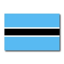 Botswana Flag Car Magnet Decal - 4 x 6 Heavy Duty for Car Truck SUV