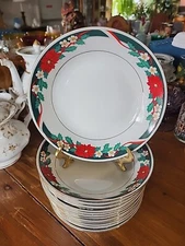 Tienshan Deck the Halls Christmas 7.5” Soup/Salad/Cereal Bowl 