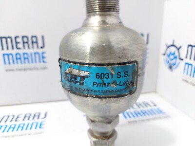 Cat Pump 6031 S.S Adjustable Precharge Pulsation Dampener 2600Psi