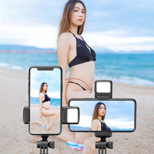 Universal Remote Selfie Stick Tripod with Fill Light Phone Desktop Stand Holder - Picture 9 of 12