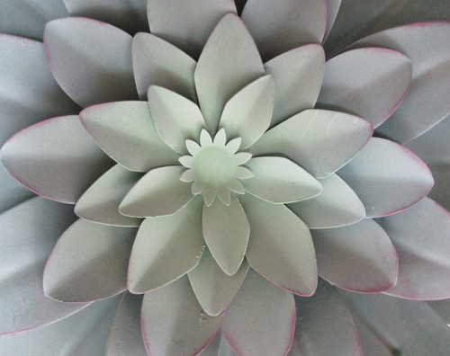 Green Succulent Metal Wall Decor | Home Decor | Green | 8” Inch, Never Used - Picture 4 of 5