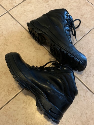 Nike ACG Mandara Boots 333667-001 Black Leather **FREE SHIPPING** | eBay