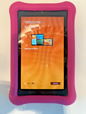 Amazon Fire 7 Kids Tablet (Model SR043KL) 7'' Display   Black   Kid-Proof Case