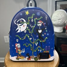 Loungefly The Nightmare Before Christmas Holiday Decorating Mini Backpack