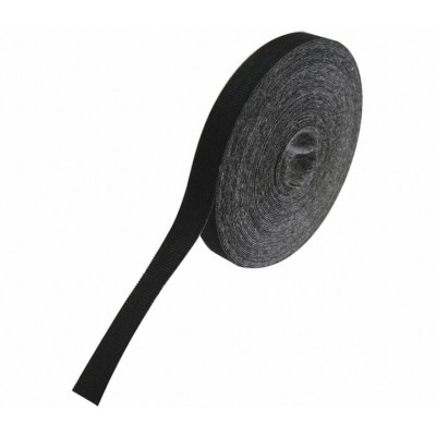Rip-Tie G-05-030-BK RipWrap Hook & Loop Continuous Roll Black | 1/2  x 30'