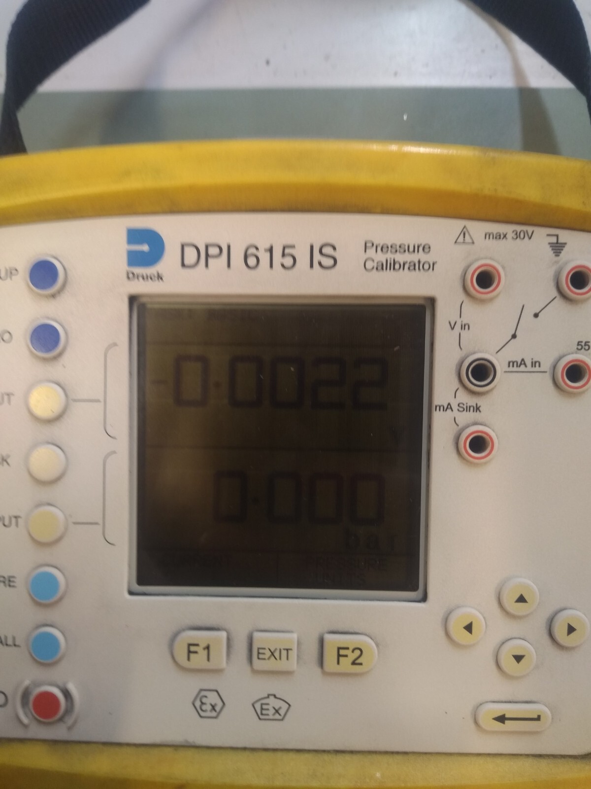 Pressure Calibrator Druck DPI 615 IS Vacuum to 20bar g eBay