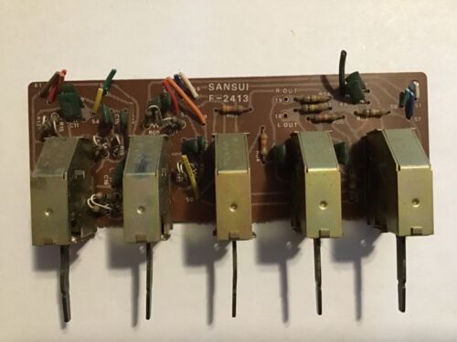 Sansui AU-6600...F-2413.Flip switches on board for tone selector and filters - 第 1/7 張圖片