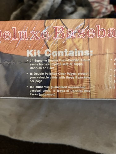 Deluxe Baseball Card Collectors Kit 1988 Topps And Donruss Factory Sealed - Picture 6 of 11