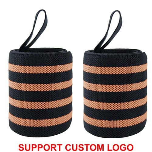 1 Pair Wristband Wrist Support Brace Straps Strength Weight Lifting Wrist Wraps - Picture 13 of 48