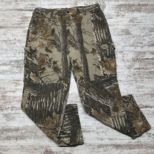 Vintage Walls Cargo Pants Mens XL Regular Realtree Camo Double Knee Hunting USA