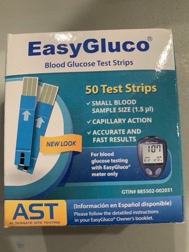 EasyGluco Blood Glucose 50 Test Strips Exp 09/03/2026 - Picture 5 of 7