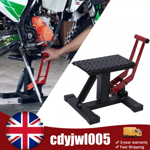 Motorcycle Hydraulic Lift Stand Workshop Motorbike Table Bench Lift Jack Stand