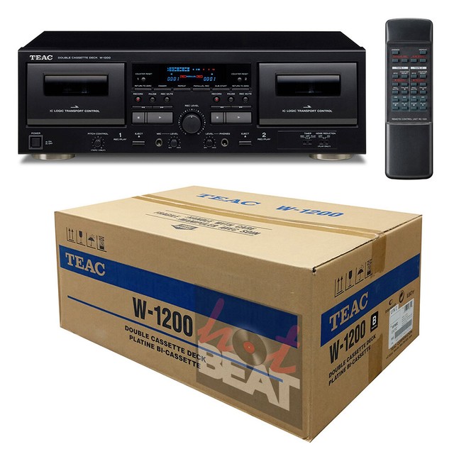 Teac W1200 Dual Cassette Deck for sale online eBay
