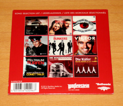 Wolfenstein The New Order CD Soundtrack Song Selection List