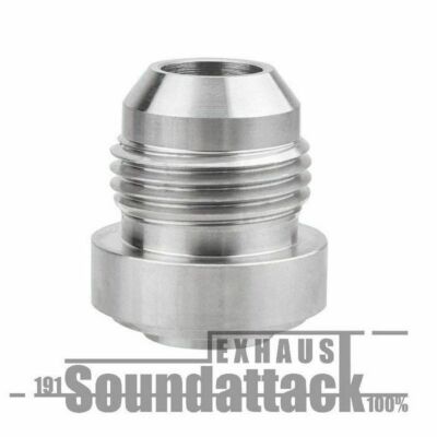 Dash 08 Anschweißadapter Edelstahl 3/4-16 UNF AN8 Aufschweißfitting V2A 