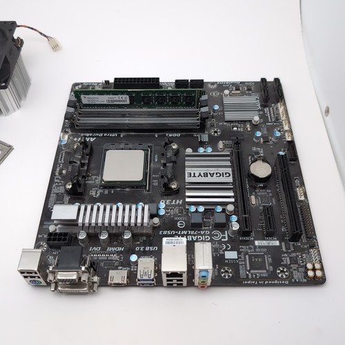 Gigabyte GA-78LMT-USB-3 Motherboard SATA-2 With IO Sheild & AMD FX Processor - Bild 7 von 12