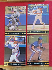 1991 Leaf Baseball Card  Hologram 8 Card Lot  See Description For Players   Mint