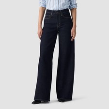 Levi's Women's High-Rise Wide-Leg Tailored Fit Jeans - Retro Rinse