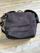 Dagne Dover Indi Neoprene Diaper Backpack LARGE in ONYX. MSRP 250.