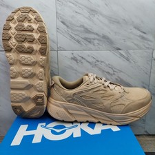 Hoka Clifton L Suede Mens Size 9 Running Shoes 'Shifting Sand Dune' 1122571 SSDD