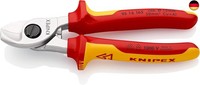 Knipex Kabelschere, 165 Mm, Vde, FüR Cu- Und Ai-Kabel Bis 15 Mm (50 Mm²), E