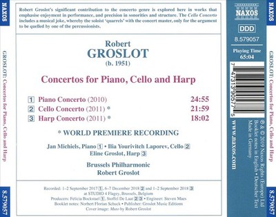 MICHIELS/LAPOREV/GROSLOT,E./GROSLOT,R./BRUSSELS SO - KONZERTE FUR KLAVIER, CELLO