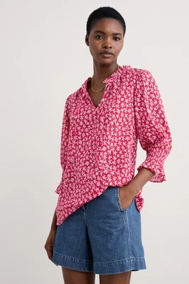 Seasalt Women's Regular Shore Shape Top Saltwater Ditsy Scarlet - Image 1 of 4