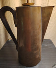 Vintage Tommi Parzinger brass and walnut coffee Pot /Dorlyn Silversmiths — photo 2