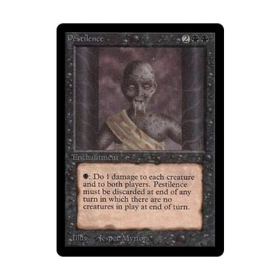 WotC MtG Beta Pestilence (C) VG