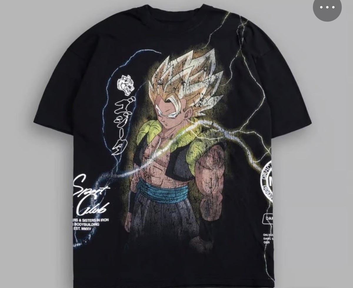 DARC SPORT ダルクスポーツ　ベースボールシャツ　L size Darc Sport x Dragon Ball Broly Vs Gogeta Side by side Large sealed