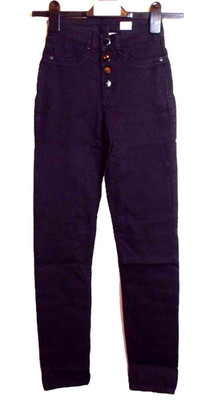 NEU H&M DIVIDED   SCHWARZE STRETCH SKINNY JEANS GR. 4 # T442