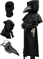 Plague Bird Beak Doctor Mask Steampunk Halloween Costumes Cosplay for Teenagers