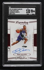 2019-20 Flawless Legendary Scripts Ruby 15/15 Ray Allen SGC 9 MINT Auto HOF 3d3