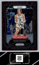 2024 Panini Prizm Monopoly WNBA #59 Maddy Siegrist Classic Icons Red Prizm