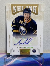 2013-14 Panini CONTENDERS Hockey MATT MOULSON #I-MMO NHL INK AUTO GOLD SP 02/25