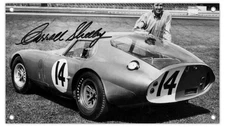 CARROLL SHELBY DAYTONA COUPE #14 RACING-SHELBY-COBRA-GT40-SHELBY-GT350-GT500