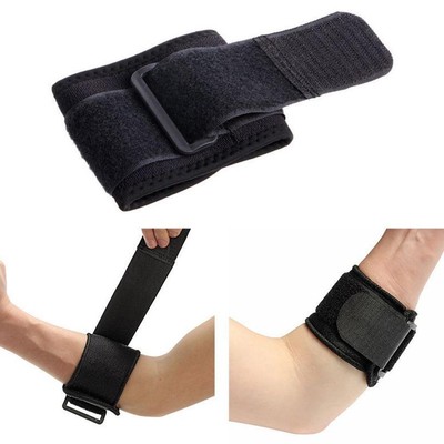 Adjustable Elbow Support Brace Strap Tennis Golf Sport Q7H9UK- D3K4