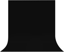 Black Backdrop Background,10 X 7 FT Large Photography Backdrop Photo Photoshoot